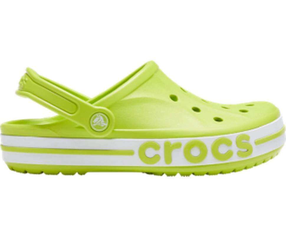 Жіночі Crocs Bayaband Clog Lime Punch/White — фото 4