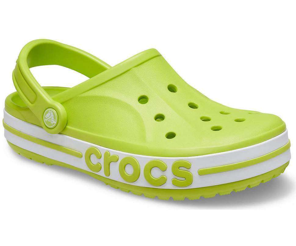 Жіночі Crocs Bayaband Clog Lime Punch/White — фото 6