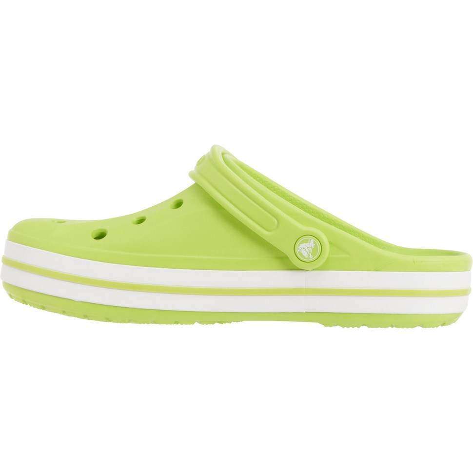 Жіночі Crocs Bayaband Clog Lime Punch/White — фото 9