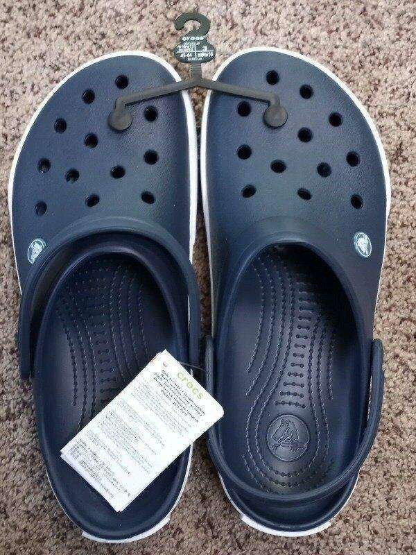Чоловічі Crocs Крокбенд Клог Сині Оновлені Crocband II Clog Navy — фото 11
