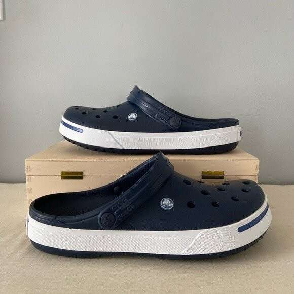 Чоловічі Crocs Крокбенд Клог Сині Оновлені Crocband II Clog Navy — фото 13