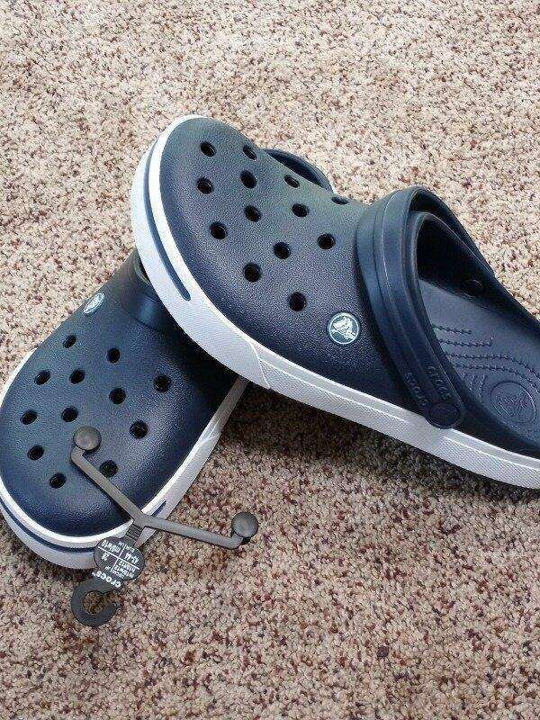 Чоловічі Crocs Крокбенд Клог Сині Оновлені Crocband II Clog Navy — фото 4