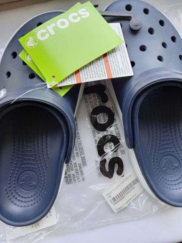 Чоловічі Crocs Крокбенд Клог Сині Оновлені Crocband II Clog Navy — фото 7