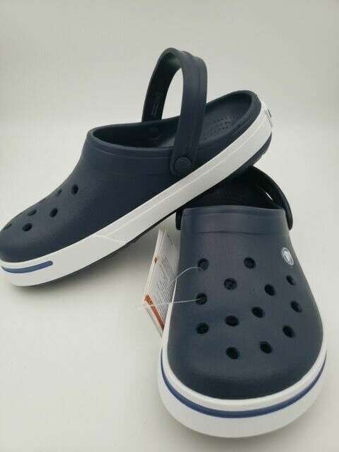 Чоловічі Crocs Крокбенд Клог Сині Оновлені Crocband II Clog Navy — фото 9