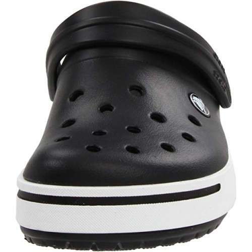 Крокбенд Клог Чорні Crocs Crocband II.5 Clog Black/White — фото 5