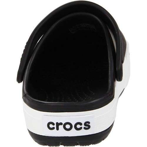 Крокбенд Клог Чорні Crocs Crocband II.5 Clog Black/White — фото 8