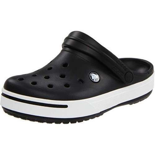 Крокбенд Клог Чорні Crocs Crocband II.5 Clog Black/White — фото 9