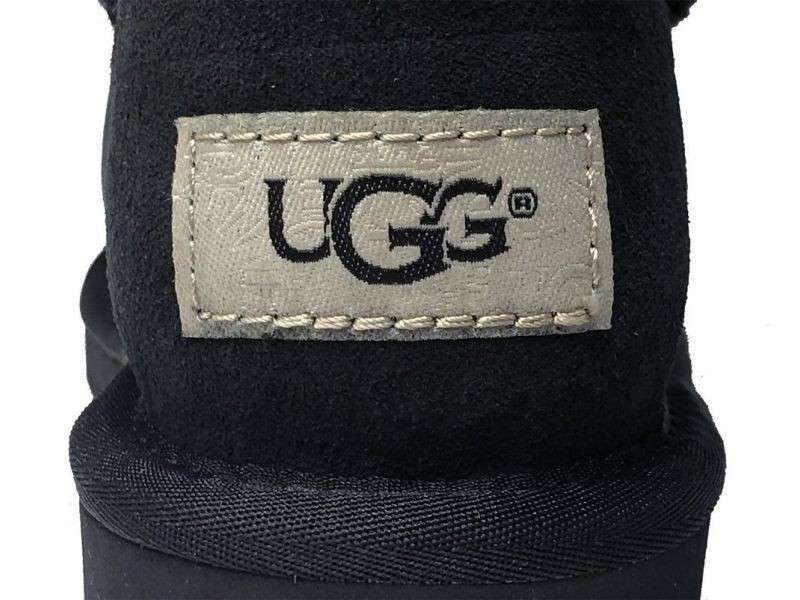 UGG Дитячі Чорні Шкіряні з Бубонами AUSTRALIA GITA BOOT FOR KIDS BLACK — фото 15