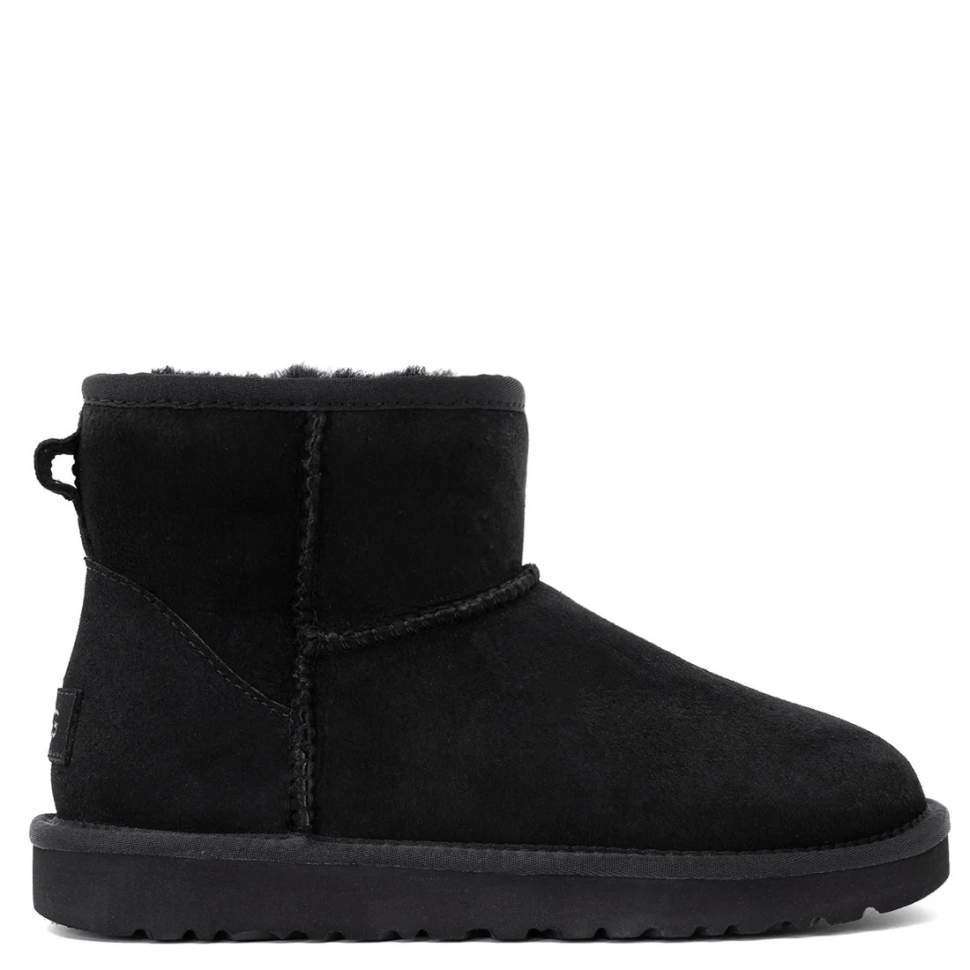 Жіночі UGG Классік Міні Чорні Замшеві Australia Classic Mini Black Suede