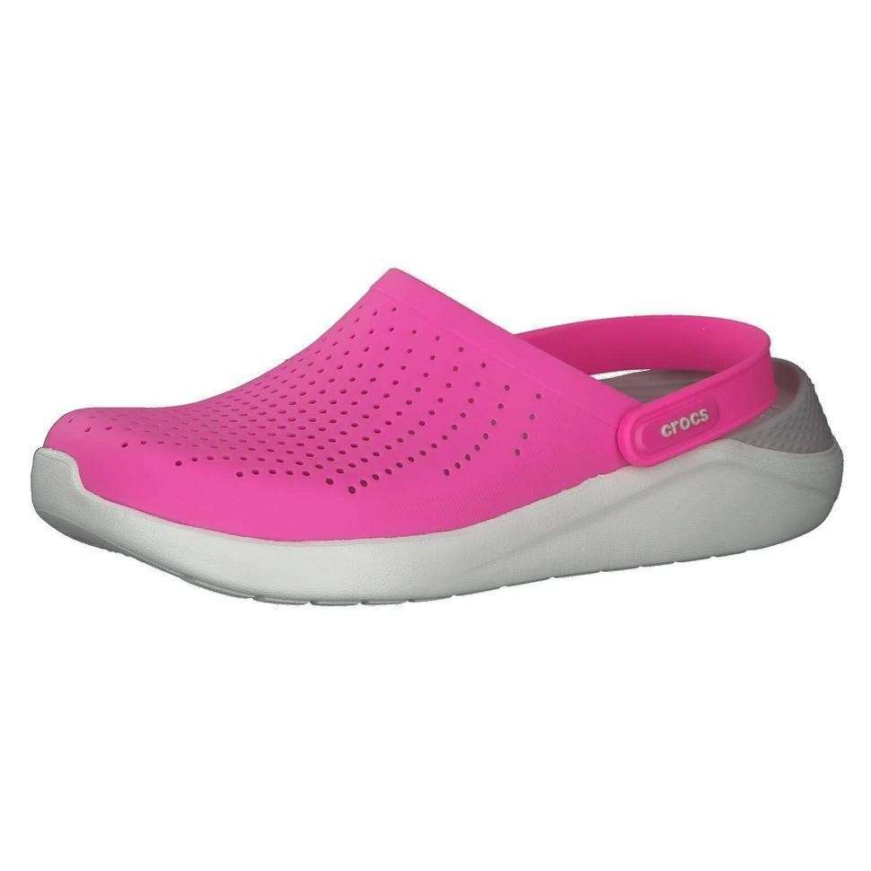 Жіночі Crocs LiteRide Clog Electric Pink/Almost White — фото 6