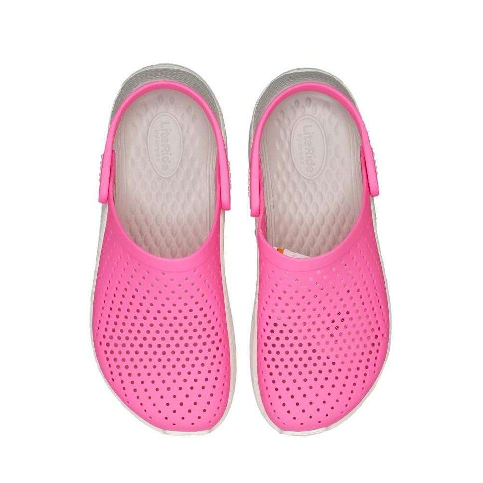Жіночі Crocs LiteRide Clog Electric Pink/Almost White — фото 8