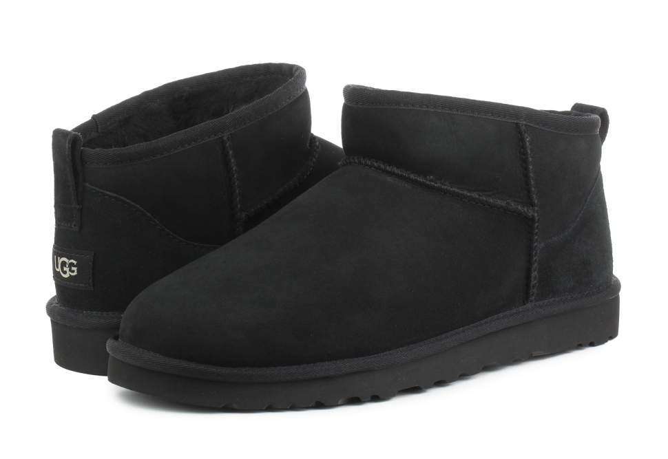 Жіночі UGG Ультра Міні Чорні Замшеві Classic Ultra Mini Black Suede — фото 2