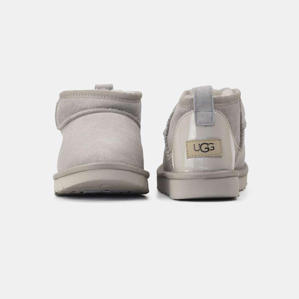 Жіночі UGG Ультра Міні Беж Лакова п'ятка Ultra Mini Boot Beige — фото 4