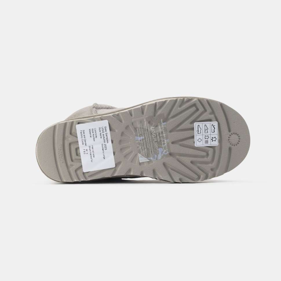 Жіночі UGG Ультра Міні Беж Лакова п'ятка Ultra Mini Boot Beige — фото 5