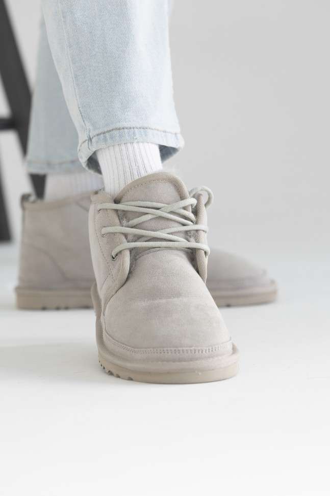 Жіночі UGG Чоботи Сірі Ньюмел Замша AUSTRALIA Neumel Light Grey — фото 2