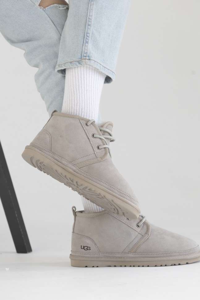 Жіночі UGG Чоботи Сірі Ньюмел Замша AUSTRALIA Neumel Light Grey — фото 12
