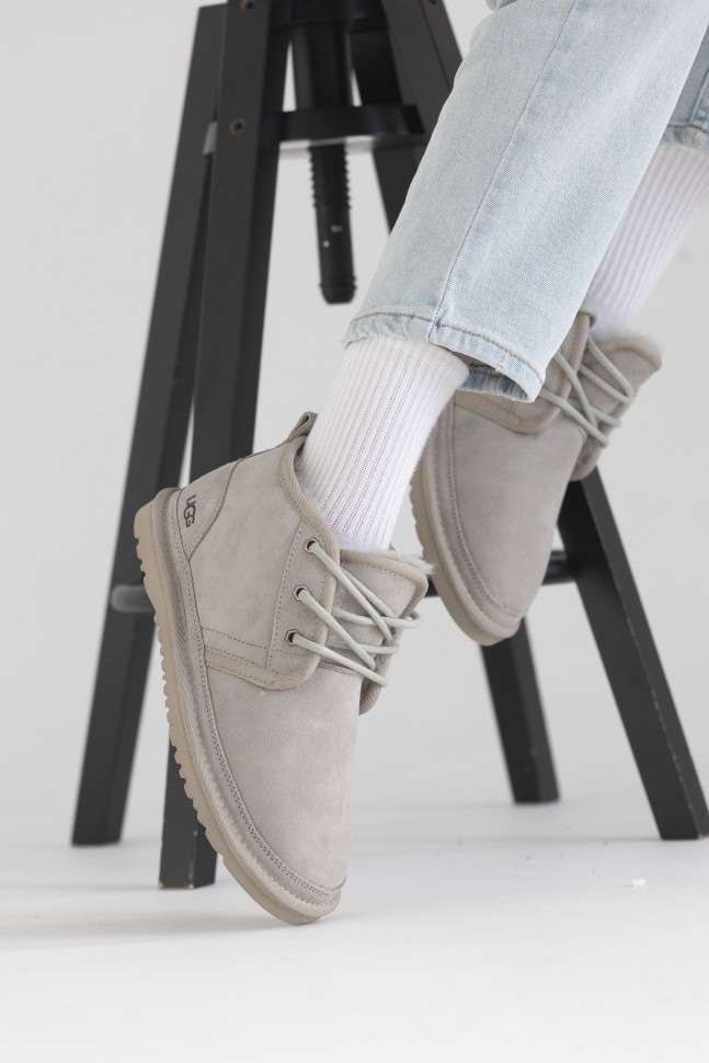 Жіночі UGG Чоботи Сірі Ньюмел Замша AUSTRALIA Neumel Light Grey — фото 15
