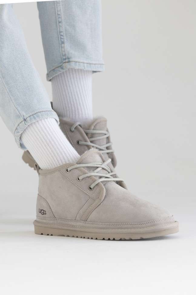 Жіночі UGG Чоботи Сірі Ньюмел Замша AUSTRALIA Neumel Light Grey — фото 10