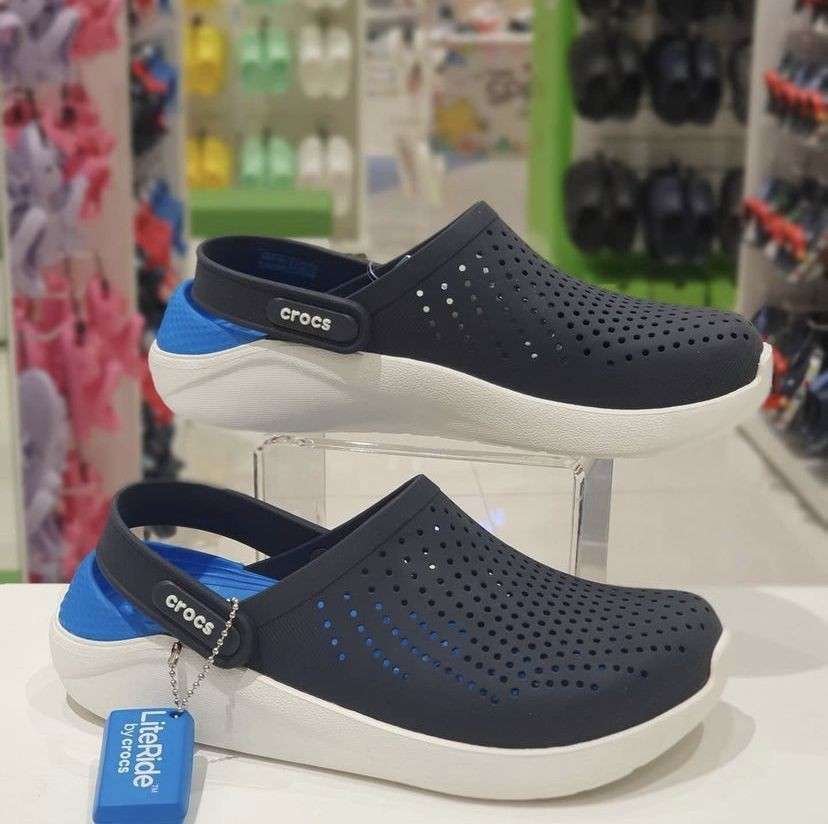 Crocs Лайтрайд Клог Наві LiteRide Clog Navy White — фото 2