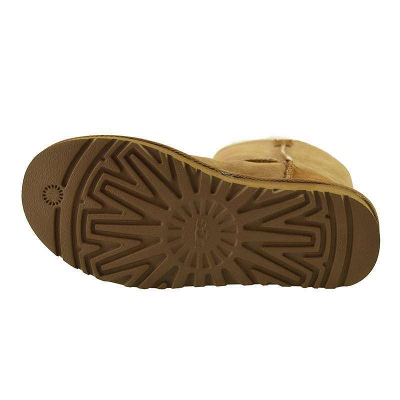 UGG Коричневі Замша з Гудзиком Bailey Button II Chestnut Suede — фото 3