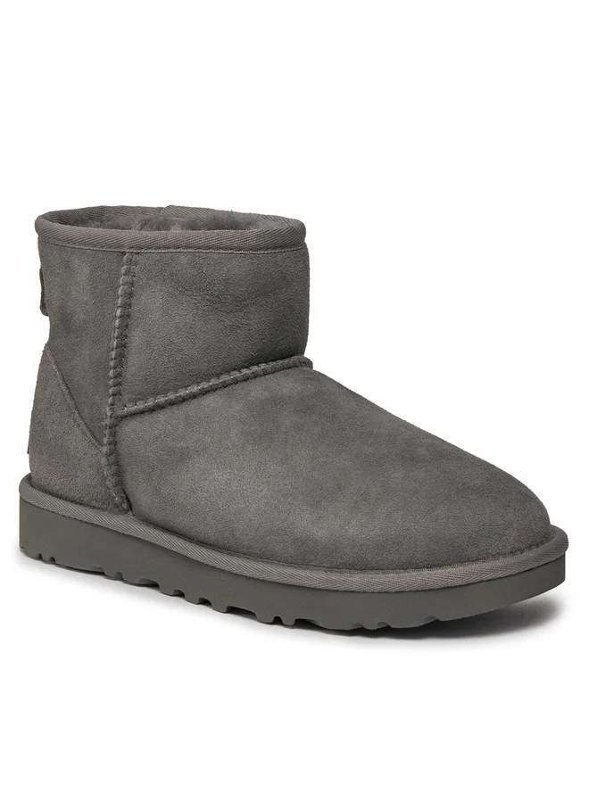 Жіночі UGG Класік Міні Сірі Замшеві Australia Classic Mini Grey Suede — фото 2