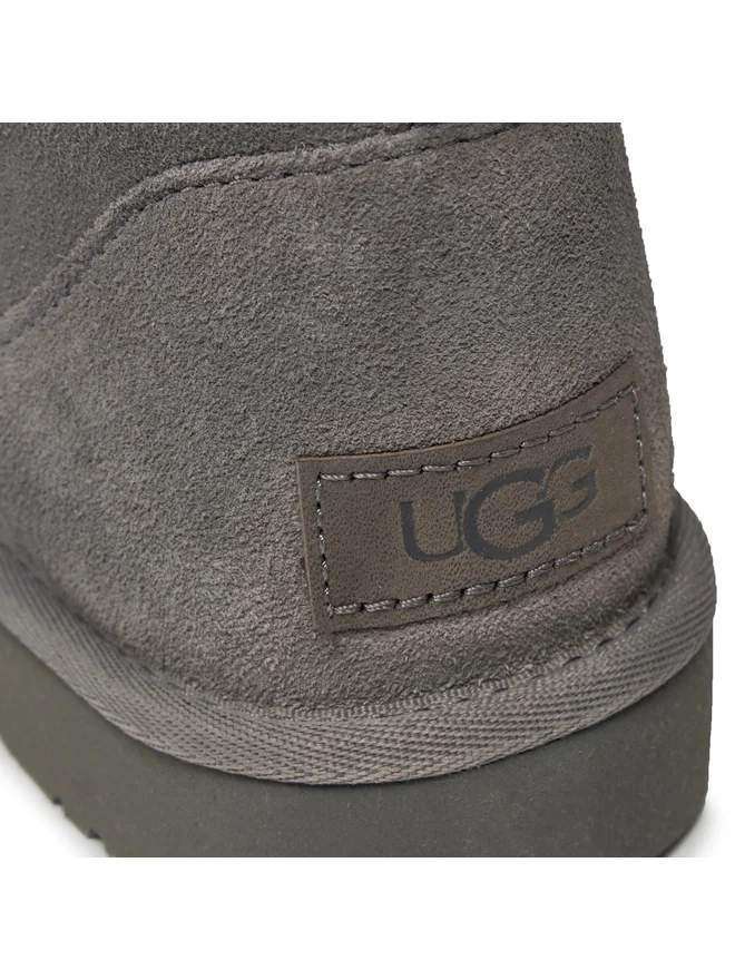 Жіночі UGG Класік Міні Сірі Замшеві Australia Classic Mini Grey Suede — фото 5