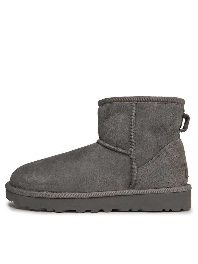 Жіночі UGG Класік Міні Сірі Замшеві Australia Classic Mini Grey Suede — фото 6