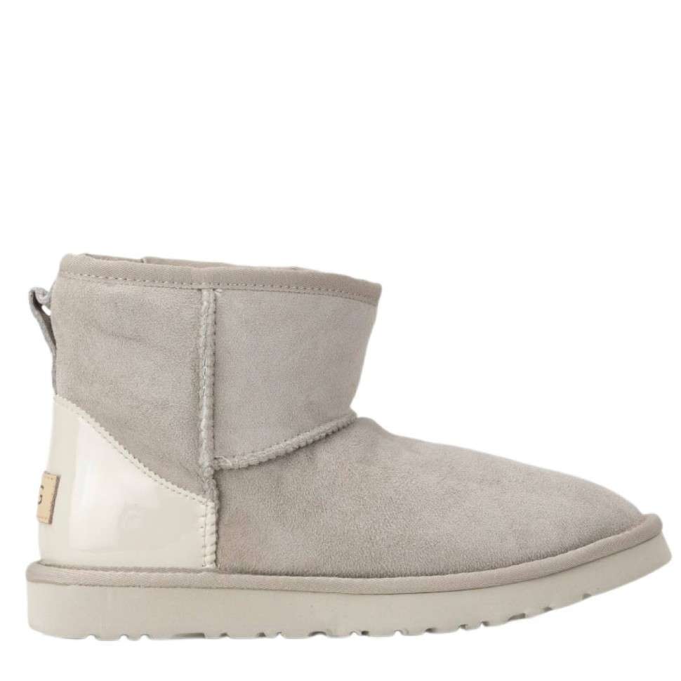 Жіночі UGG Міні Замш Беж-Молочні Mini Beige Suide Metallic