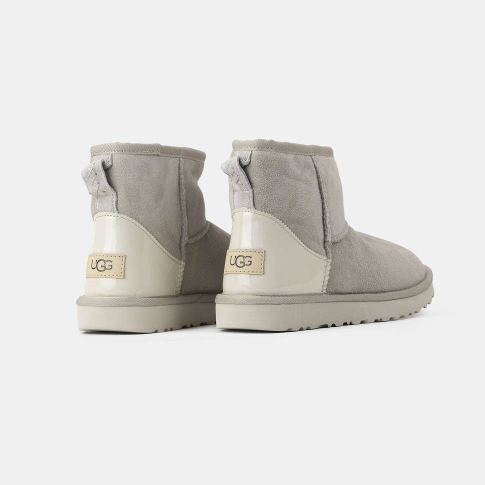 Жіночі UGG Міні Замш Беж-Молочні Mini Beige Suide Metallic — фото 3