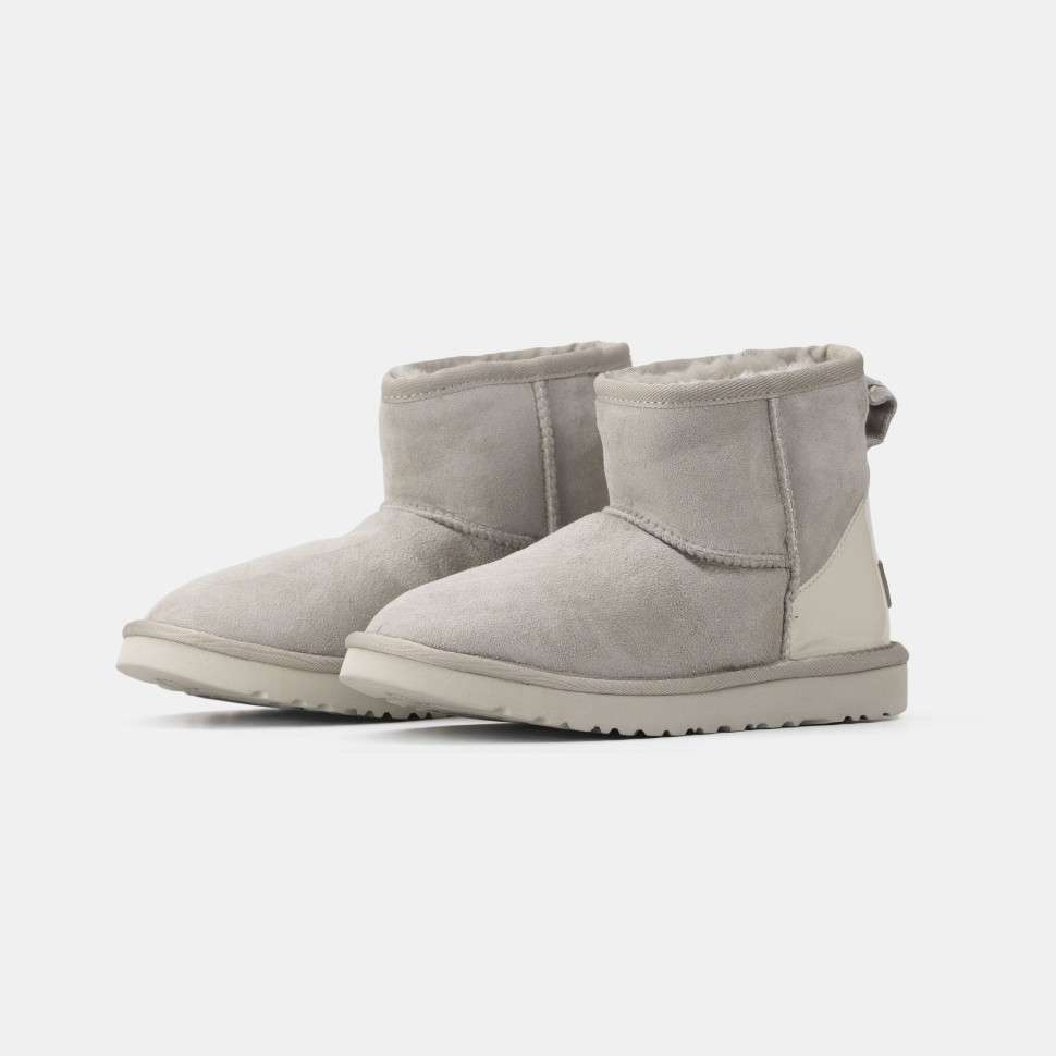 Жіночі UGG Міні Замш Беж-Молочні Mini Beige Suide Metallic — фото 4
