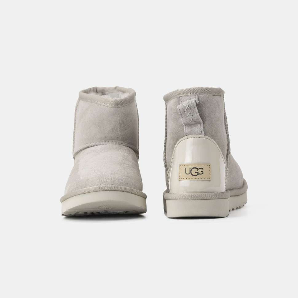 Жіночі UGG Міні Замш Беж-Молочні Mini Beige Suide Metallic — фото 6