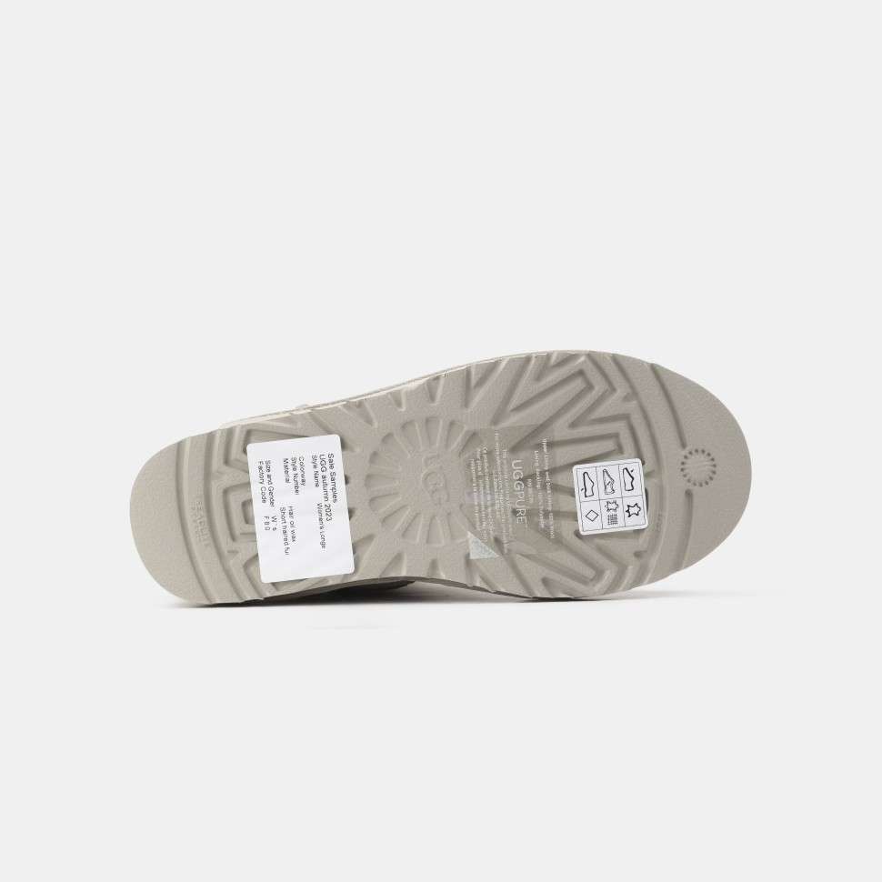 Жіночі UGG Міні Замш Беж-Молочні Mini Beige Suide Metallic — фото 7