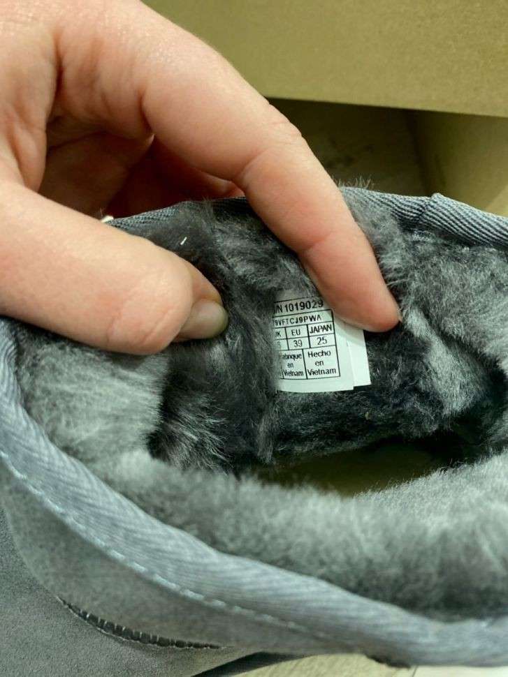 Жіночі UGG Міні Сірі Замша Металлік Classic Mini Grey Metallic — фото 13
