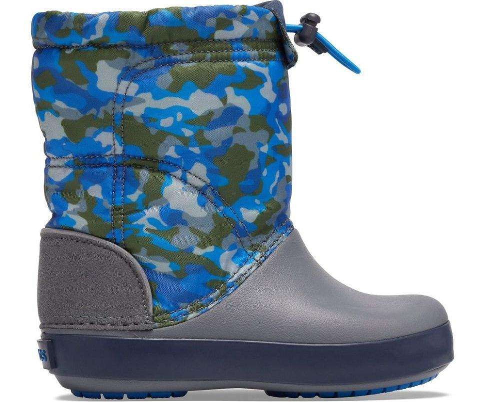 Crocs сапоги непромокаемые детские Crocband LodgePoint Snow Boots — фото 7