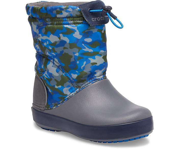 Crocs сапоги непромокаемые детские Crocband LodgePoint Snow Boots — фото 8