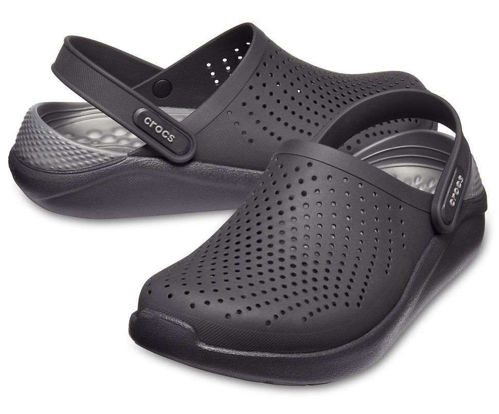 Чоловічі Crocs Лайтрайд Клог Повністю Чорні LiteRide Black / Slate Grey Clog