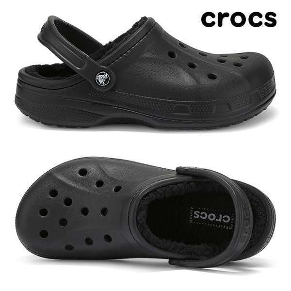 Crocs Рален Клог Чорні Ralen Lined Clog Black — фото 8