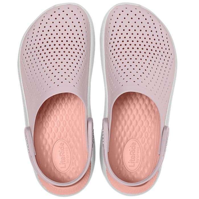 Жіночі Crocs LiteRide Clog Powder/White — фото 9