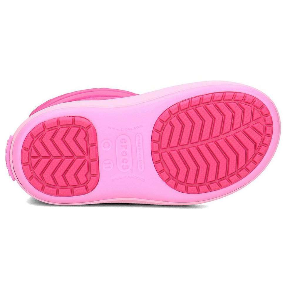 Crocs Сапоги Розовые LodgePoint Snow Boots Candy Pink/Party Pink — фото 3