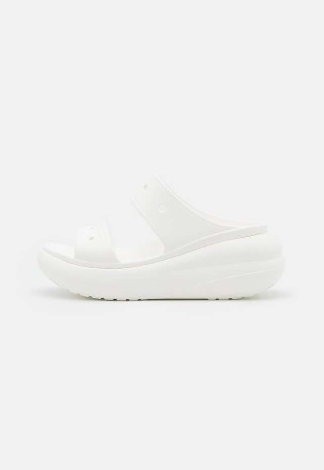 Жіночі шльопанці Crocs CLASSIC CRUSH Slide Sandal White — фото 8