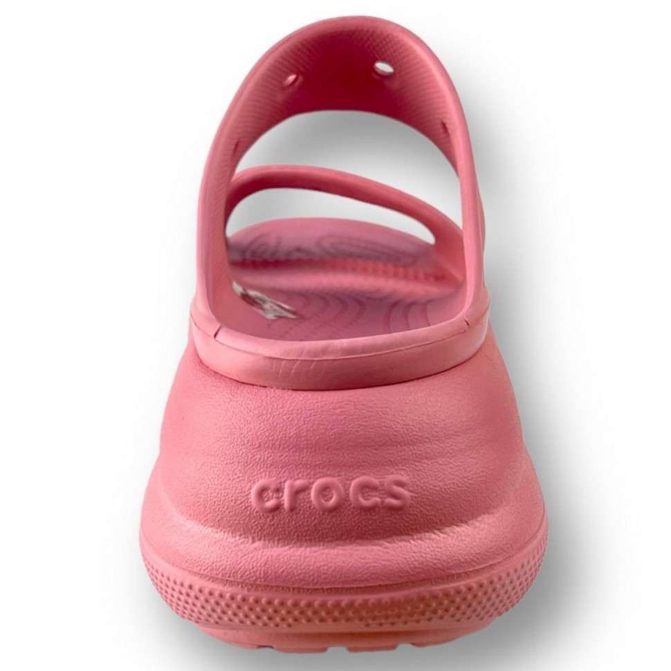 Жіночі шльопанці Crocs classic crush - heeled mules blossom — фото 9