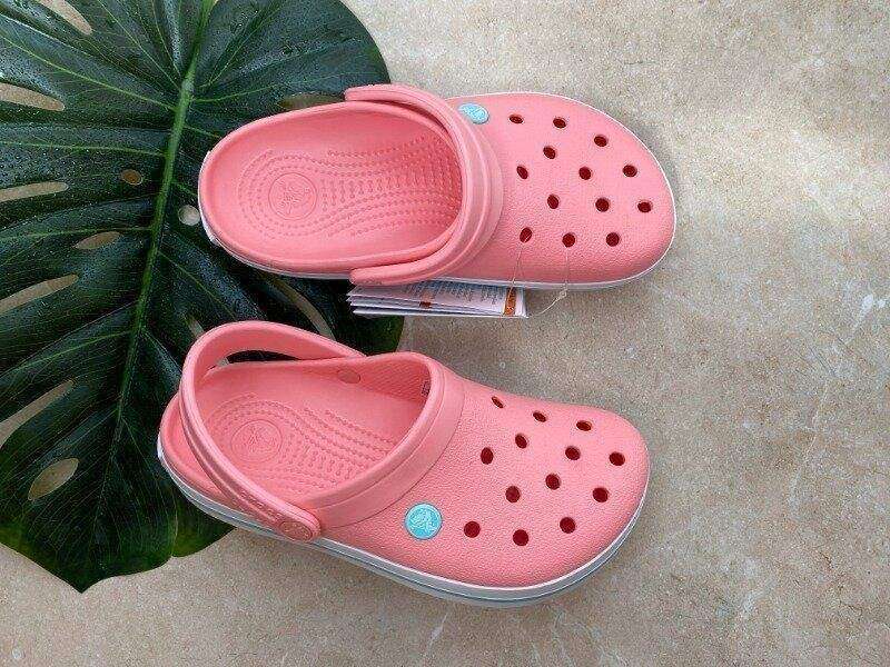 Жіночі Crocs Crocband Melon/Ice Blue Clog — фото 5