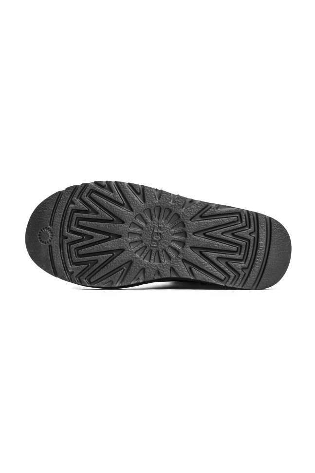 Жіночі UGG Міні Шкіряні з Змійкою та Лак Пьятка Mini Australia Zip Black Leather — фото 3