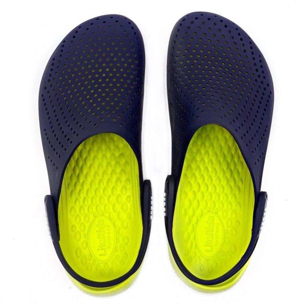 Чоловічі Crocs Лайтрайд Клог Наві LiteRide Clog Navy Yellow — фото 3