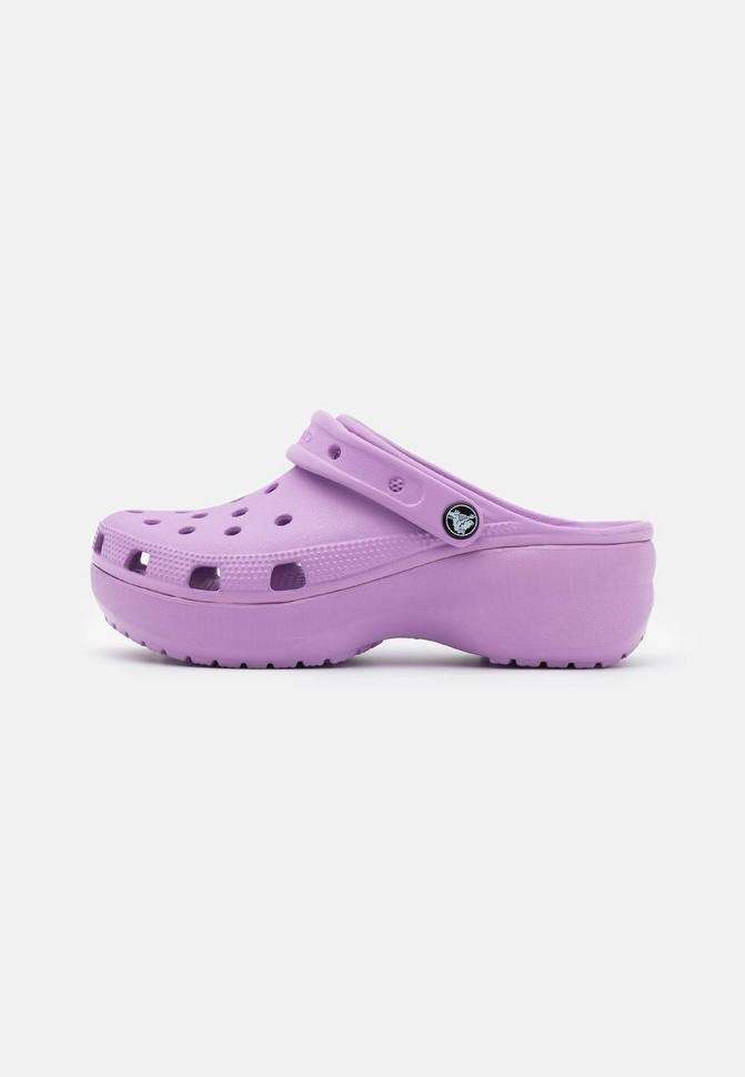 Жіночі Crocs Women's Classic Platform Clog Orchid — фото 8