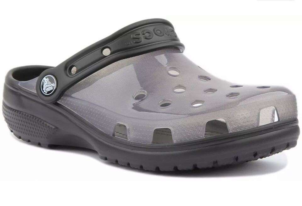 Чоловічі Crocs Класік Клог Чорні Прозорі Classic Clog Translucent Black — фото 13