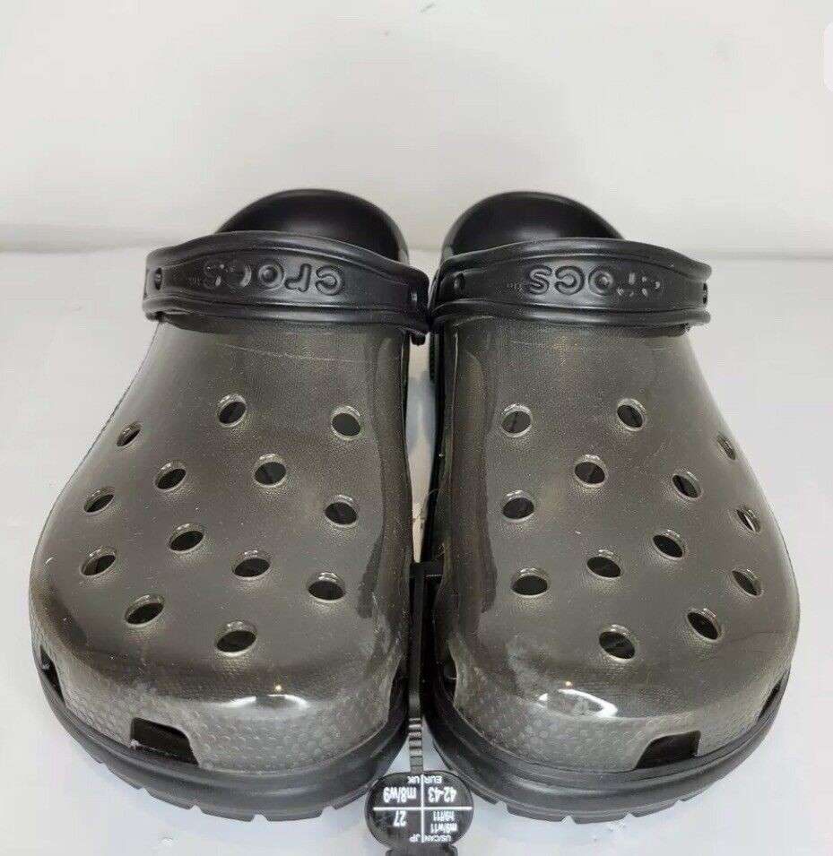 Чоловічі Crocs Класік Клог Чорні Прозорі Classic Clog Translucent Black — фото 3