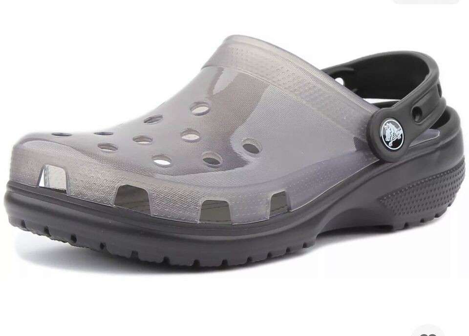 Чоловічі Crocs Класік Клог Чорні Прозорі Classic Clog Translucent Black — фото 10