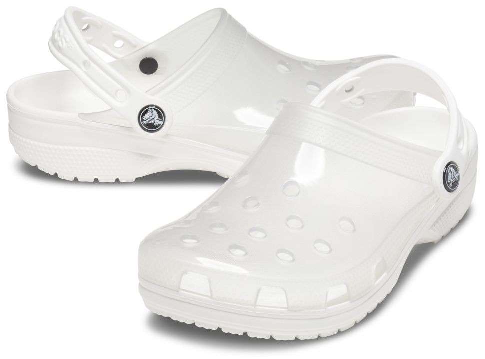 Чоловічі Crocs Классік Клог Білі Прозорі Classic Translucent Clog White