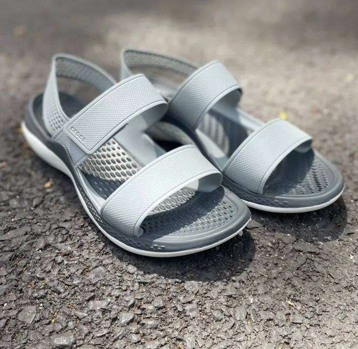 Жіночі сандалі Crocs Sandal Literide 360 Light Grey/Slate Grey — фото 2